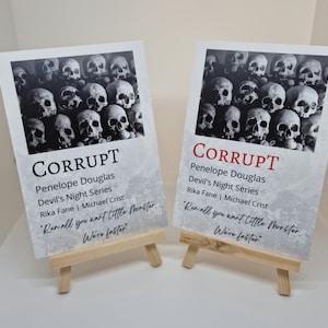 Corrupt (Devil's Night Series) boek posterkaart *fysiek item*