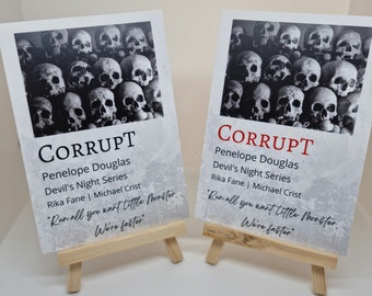 RIFORNIMENTO FINALE** Poster del libro Corrupt (serie Devil's Night) *Oggetto fisico*