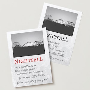 Poster del libro Nightfall (serie Devil's Night) *Oggetto fisico*