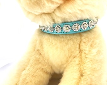 Blue Gem Collar - Bark Avenue Bling