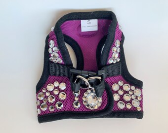 Purple Step In Harness - Bark Avenue Bling