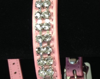 Light Pink Dog Collar - Bark Avenue Bling