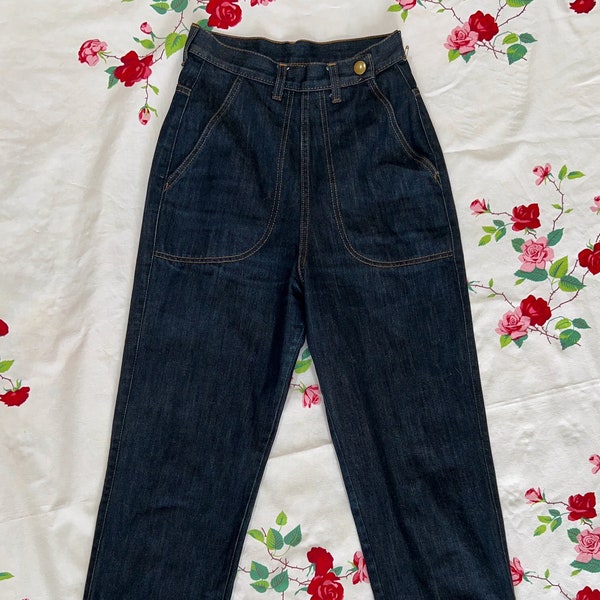 Vintage inspired 1950s Freddies of Pinewood “Ton Up” jeans, 26