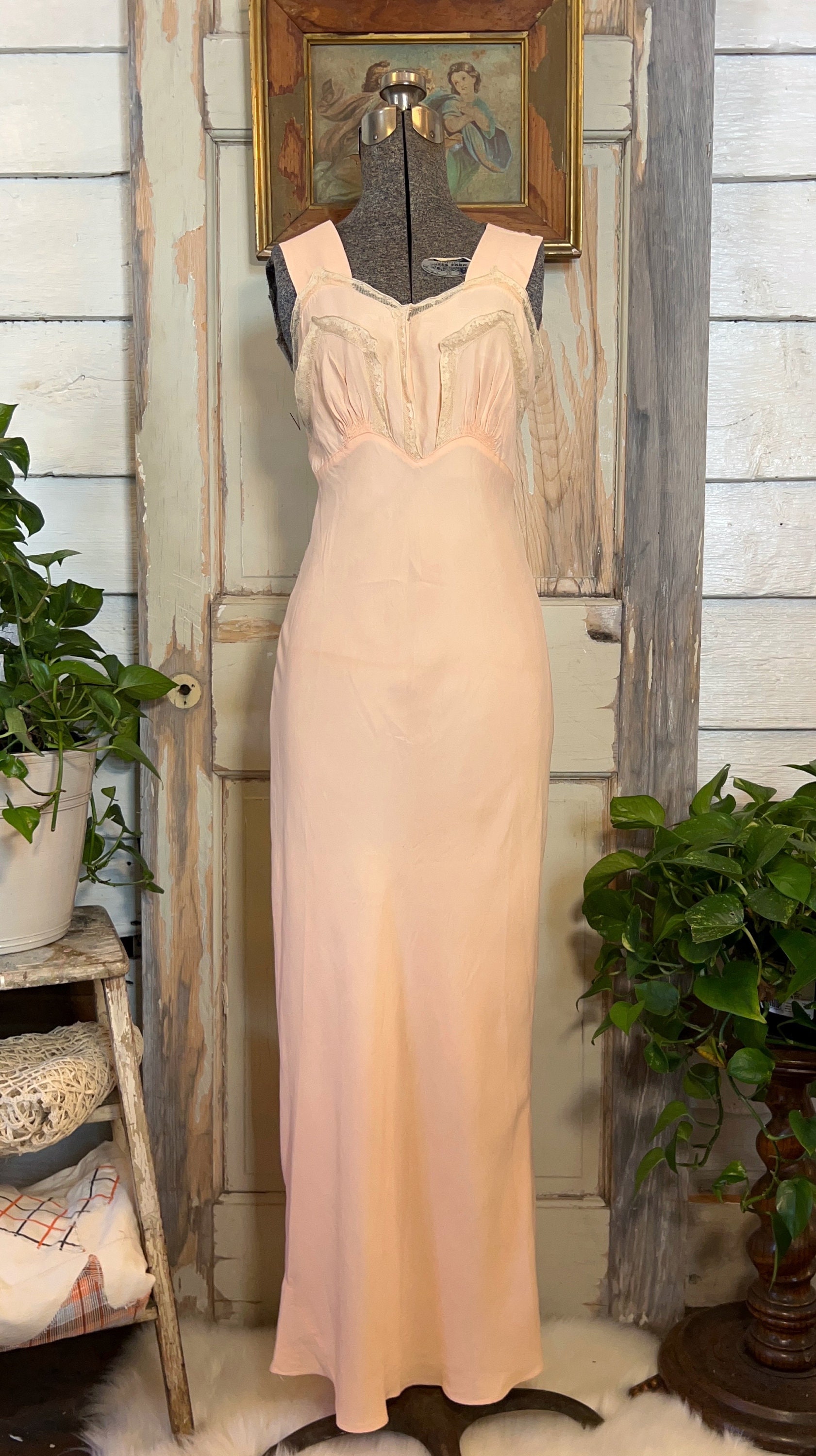 ワンピース 1930s Bias cut Ivory Lingerie Dress M il_fullxfull.5806648216_hx7z.jpg