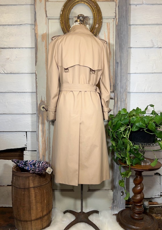 Vintage Etienne Aigner classic trench coat, rainc… - image 4