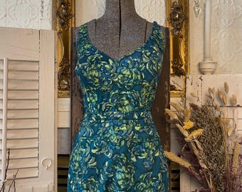Vintage 1960s one piece swimsuit, Perfection Fit by Roxanne playsuit