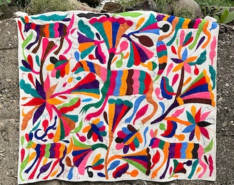 Embroidered Mexican Wall Hanging Etsy