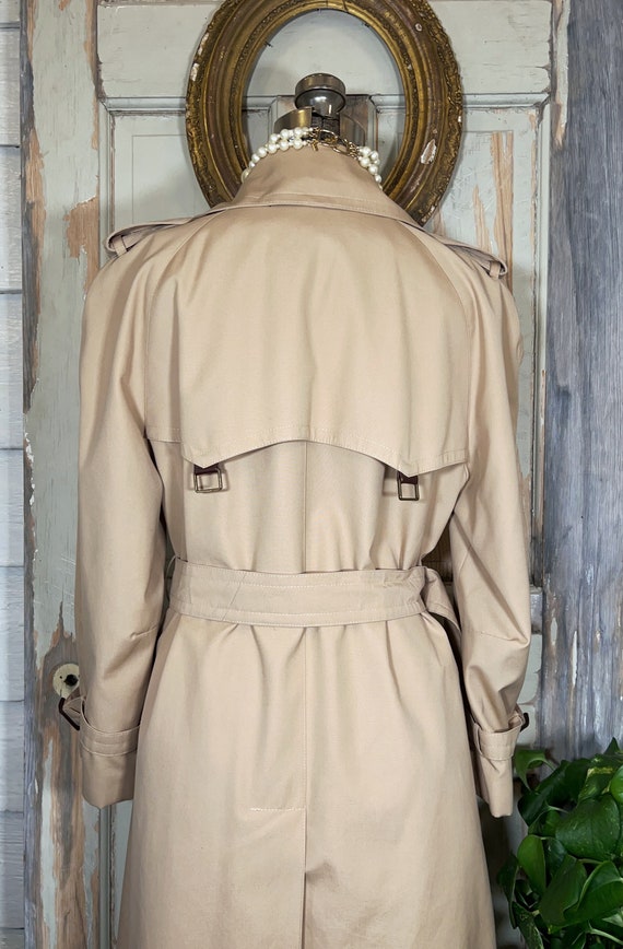 Vintage Etienne Aigner classic trench coat, rainc… - image 5