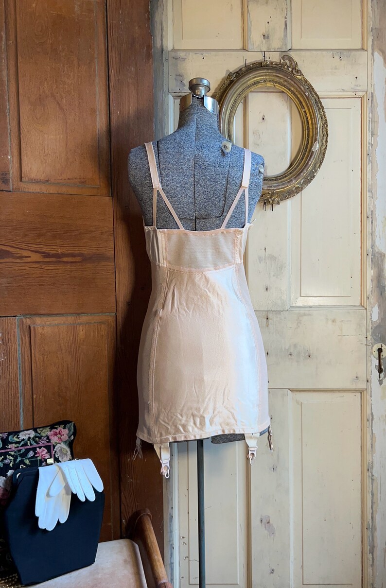 Vintage 1950s Pink Shapewear Full Girdle Etsy