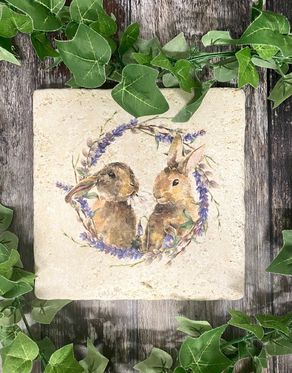 Spring Rabbit Stone Worktop Saver