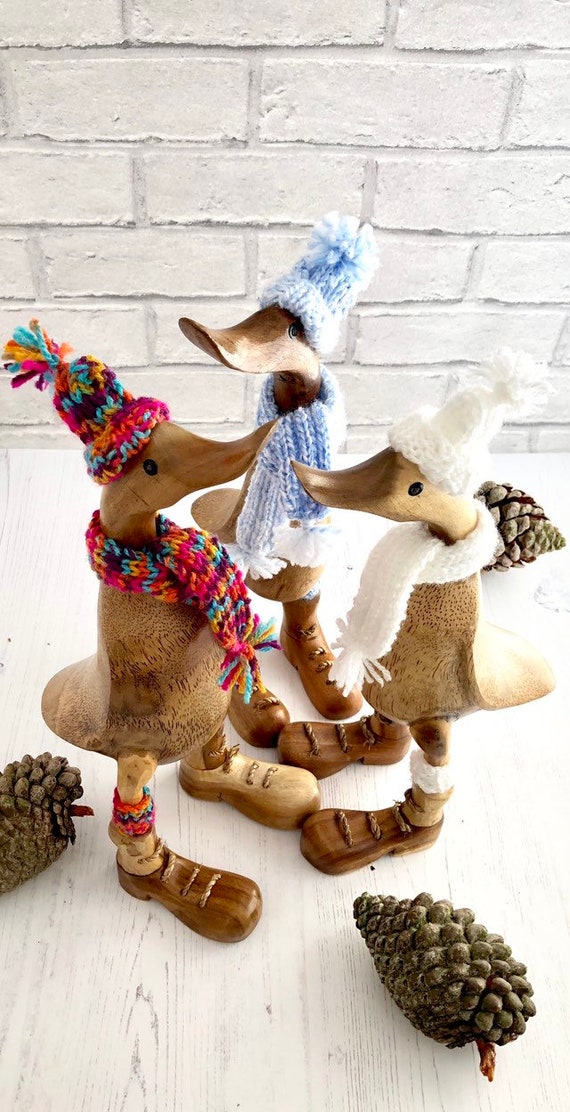 Winter Wooden Ducks