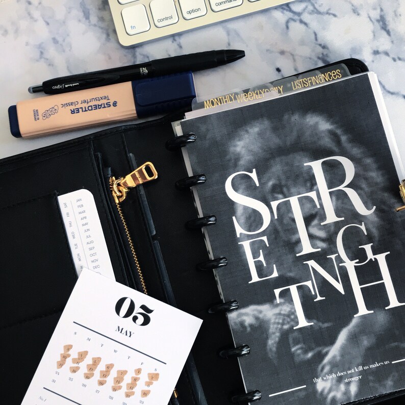 Mini Happy Planner digital Download Planner Cover Etsy