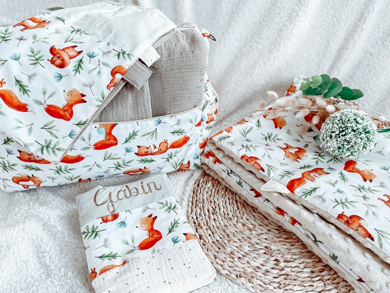 Couverture bébé gaze de coton et minky couverture | Etsy