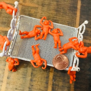 Miniature Monkeys, Three Sizes, Tiny Monkey Toy, Three Sizes, Dollhouse, Dioramas, Craft Supplies by VintageStudioSupply