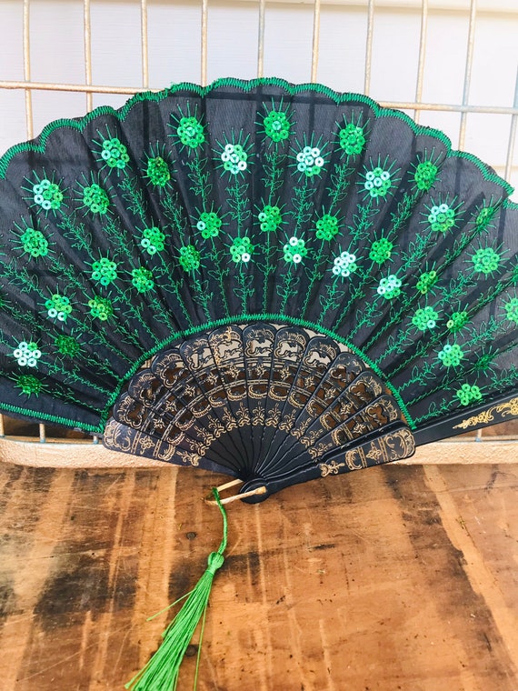 Handheld Colorful Fans, Hot Flashes Woman, Decorative… Gem