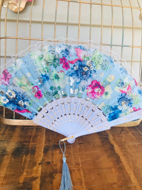 Handheld Colorful Fans, Hot Flashes Woman, Decorative… Gem