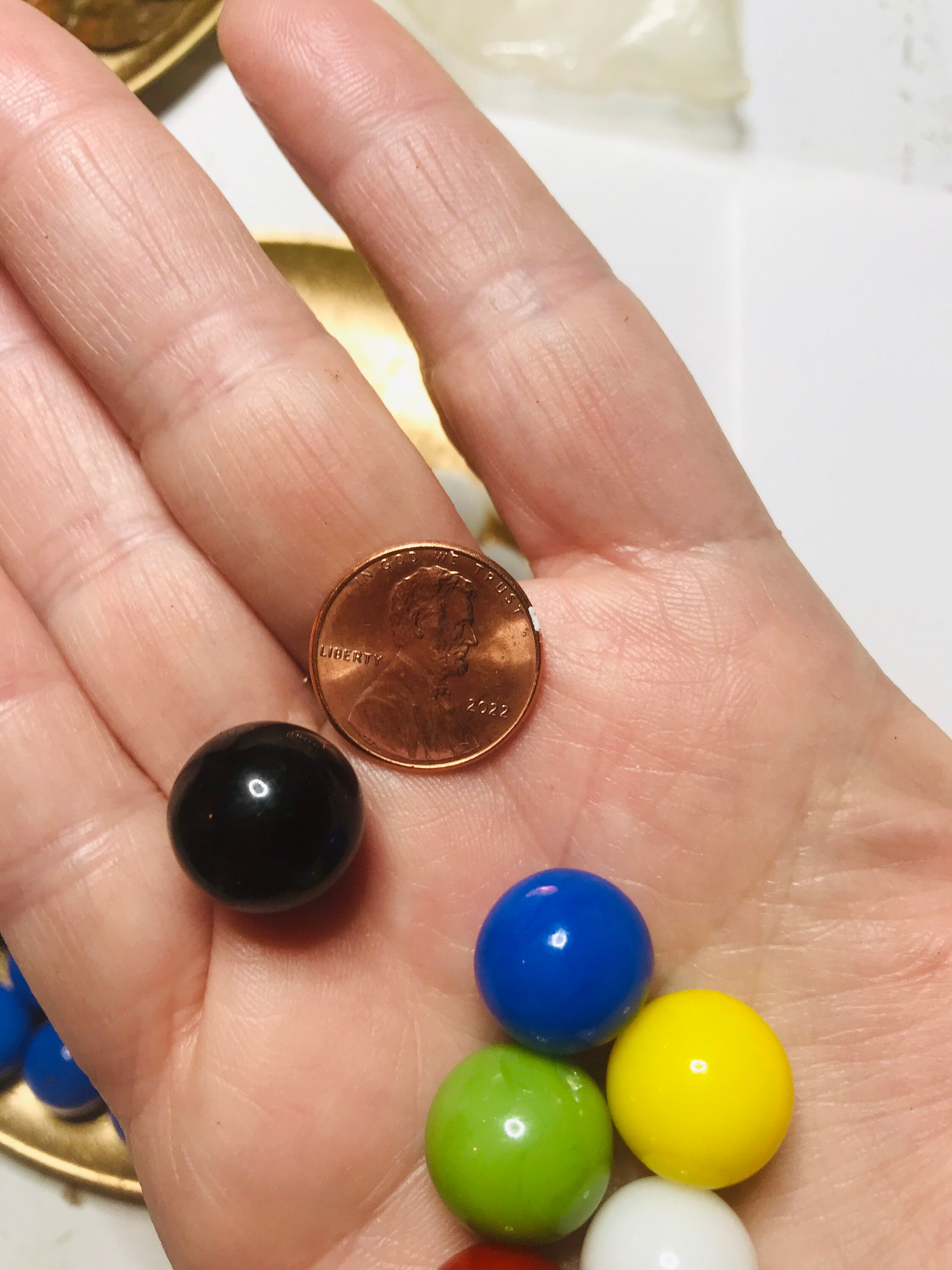 Glass Opaque Marbles Full Set From Chinese Checkers Game Etsy