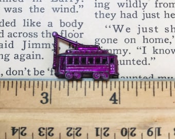 Cracker Jack Prize Toy, Dowst Electric Trolley Car, Vintage Collectible Toy, by VintageStudioSupply