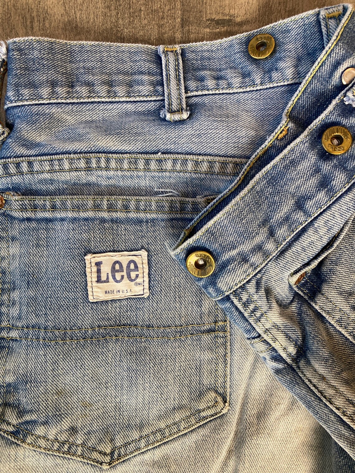 Lee Carpenter Jeans Union Made Mens 34X28 Etsy