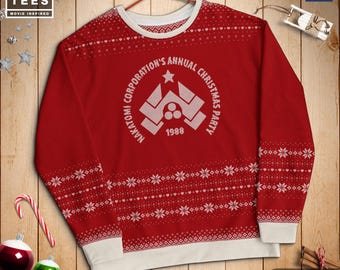 Nakatomi Christmas Party ugly sweater Sweatshirt: Christmas Movie S-3XL Fan Art