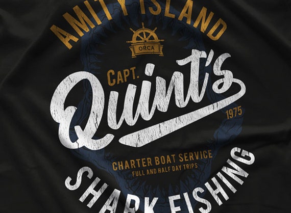 Quint's Shark Fishing T-shirt -  Israel