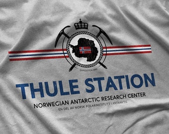 Thule Station T-Shirt: Sci-Fi Film Fan Art 80s Movie Shirt S-5XL