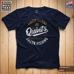 Quint's Shark Fishing T-Shirt image 3