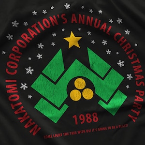 Nakatomi Corporation’s Annual Christmas Party T-Shirt