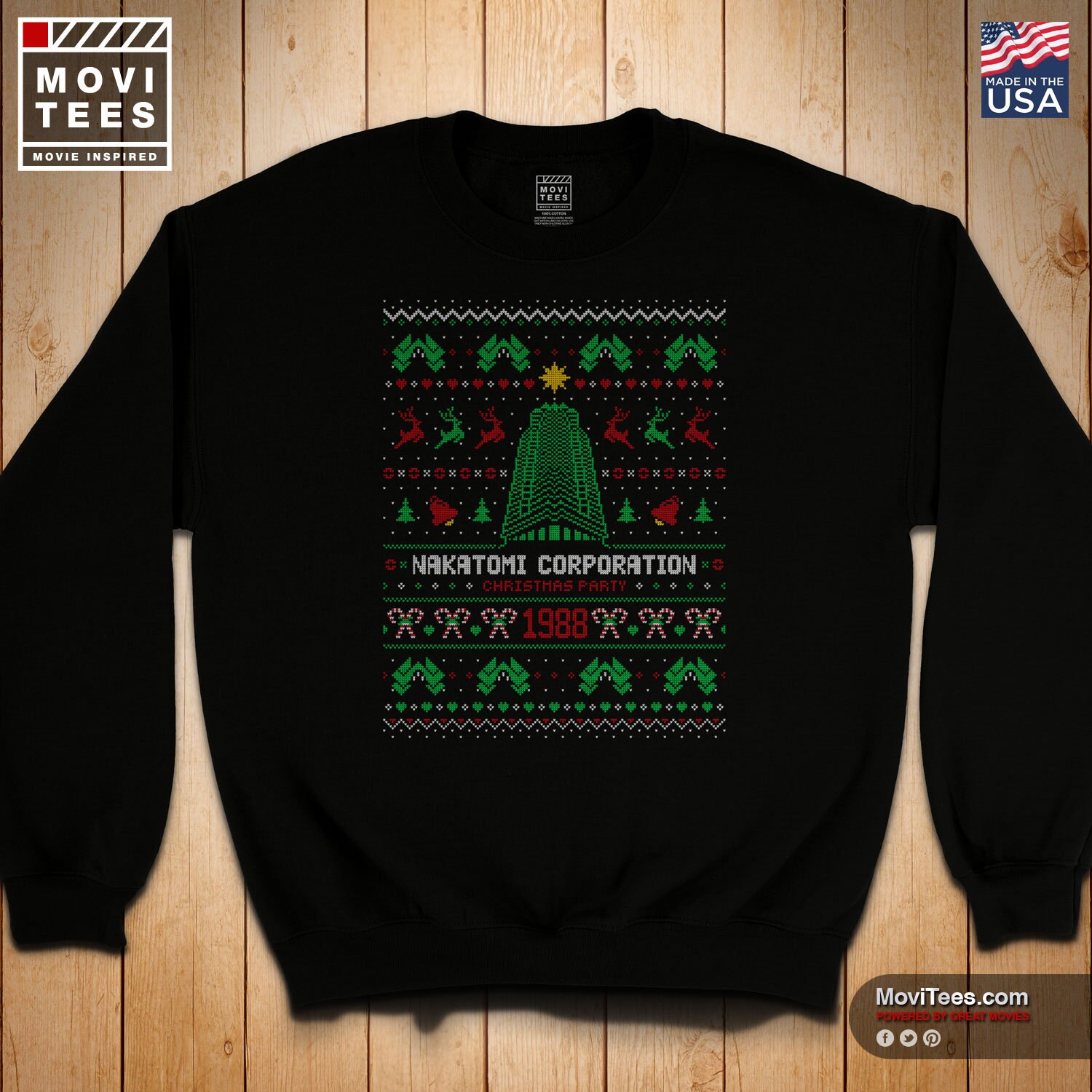 Nakatomi Christmas Sweater - Etsy
