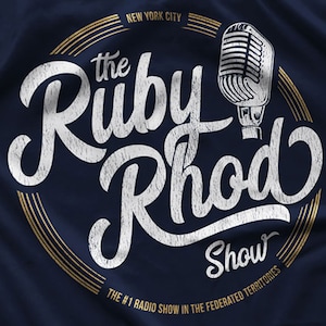 Koszulka z nadrukiem „The Ruby Rhod Show”: Koszulka z pamiątkami filmowymi z lat 90. z grafiką fanów science fiction, rozmiar S-5XL