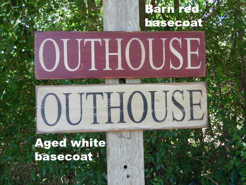 Outhouse Sign Primitive Outhouse Sign Vintage Outhouse Sign | Etsy