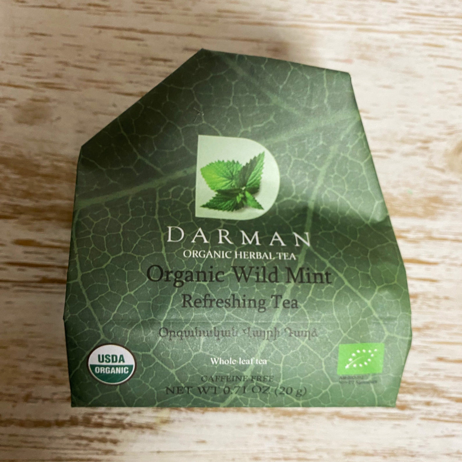 Armenian Organic Herbal Tea Wild Mint by Darman Tea 20g | Etsy