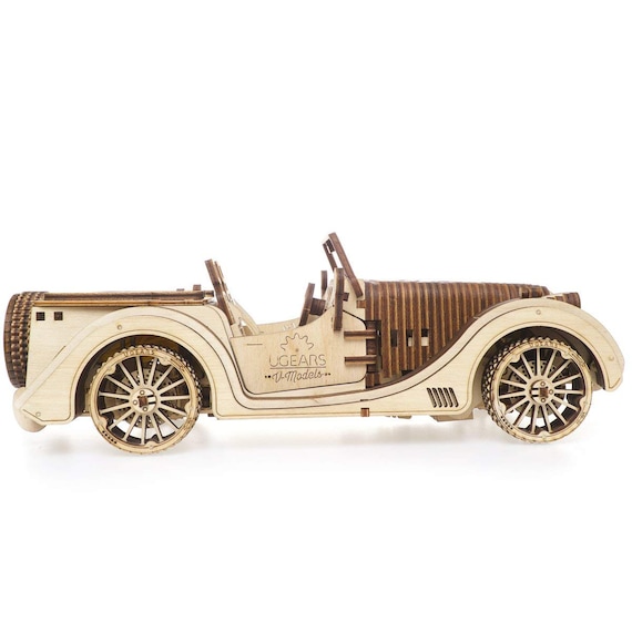 UGEARS Mechanical 3D Puzzle Wooden HEAVY TRUCK VM-03 TRAILER Model assembly