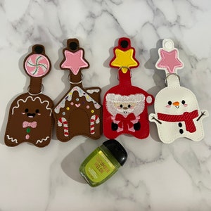 Christmas Keychain, Hand SanitizerHolder, Hand SanitizerCase, Sanitizers Holders Custom, Hand Sanitize Holder, Gift for Her, Gift For Him