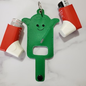 Asthma Inhaler Holder Keychain For Kids, Inhaler Keychain, Custom Inhaler, Birthday Gift For Him, Personalized Gift For Children, Practical