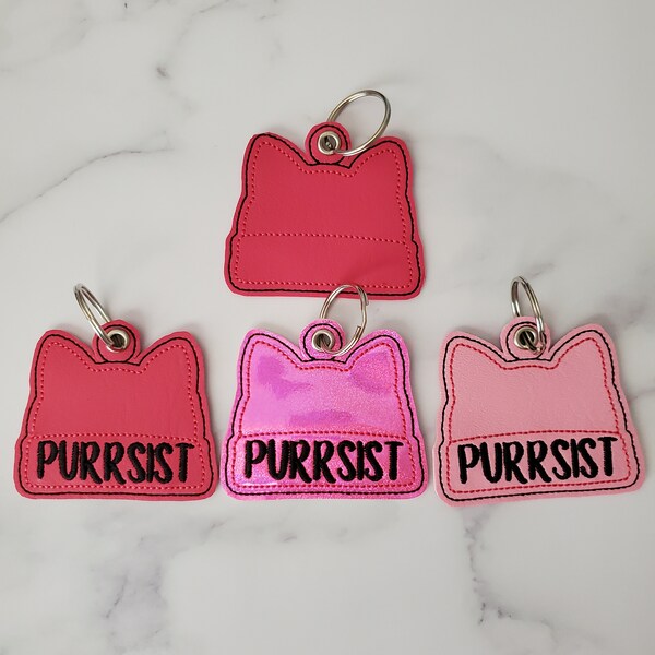 Pussyhat, Feminism Hat, Pro Choice Keychain, Uteruses Keychain, Feminism Keychain, Roe V Wade Keychain, Feminism Gift, Funny Gift For Her