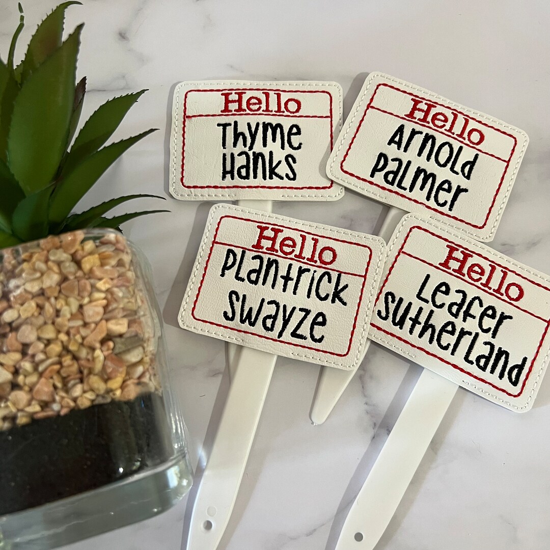 Celebrity Plant, Plant Markers Funny, Plant Markers Set, for Garden