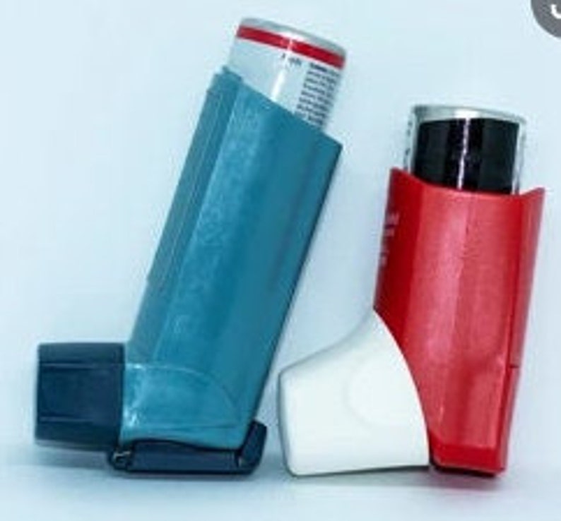 Asthma Inhaler Holder Keychain for Kids Inhaler Keychain Etsy