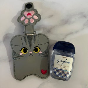 Scottish Fold Cat, Hand SanitizerHolder, Hand SanitizerCase, Sanitizers Holders Custom, Hand Sanitize Holder, Gift for Cat Owner