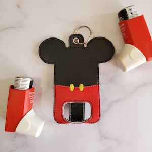 Portachiavi porta inalatore per l'asma per bambini, portachiavi inalatore, inalatore personalizzato, regalo di compleanno per lui, regalo personalizzato per bambini, pratico