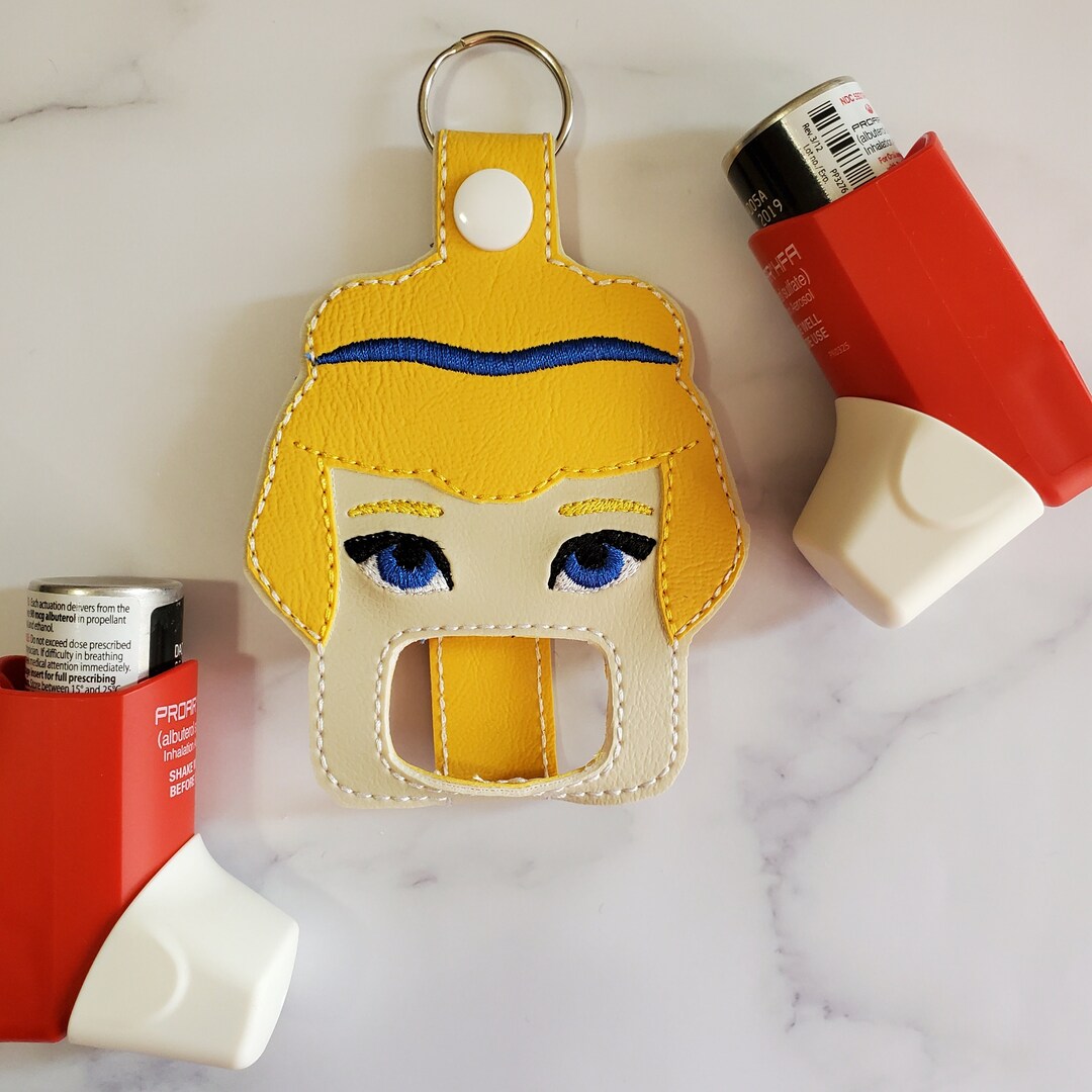 Asthma Inhaler Holder Keychain for Kids, Inhaler Keychain, Custom