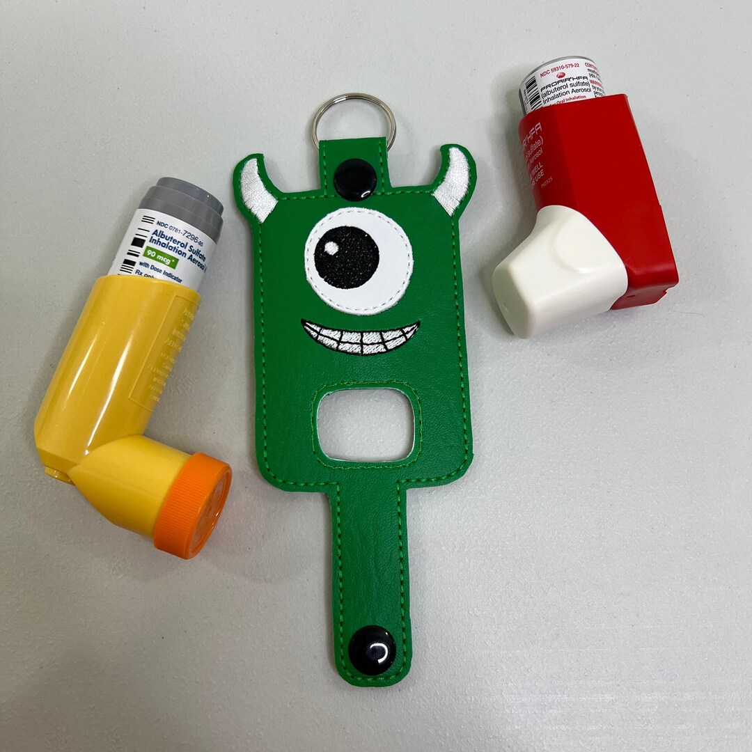 Asthma Inhaler Holder Keychain for Kids, Inhaler Keychain, Custom