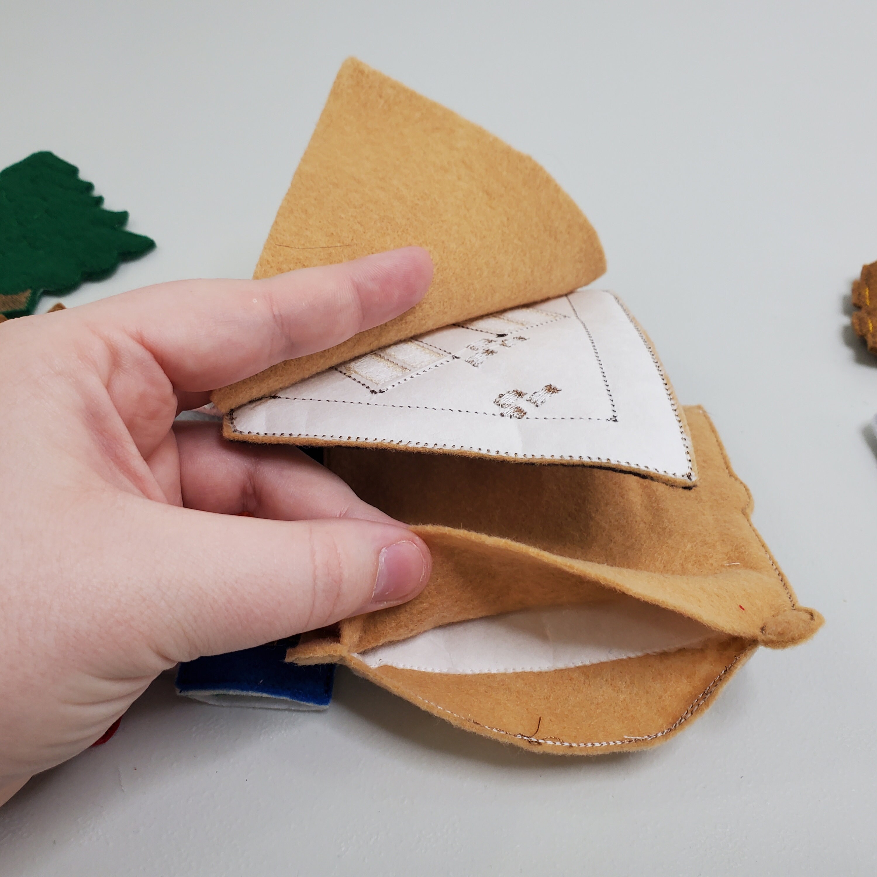 赤ずきんちゃんのフェルト指人形：童謡ごっこ遊び - Etsy 日本