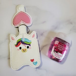 Unicorn Keychain, Hand SanitizerHolder, Hand SanitizerCase, Sanitizers Holders Custom, Hand Sanitize Holder, Gift for Girls, Gift for Women