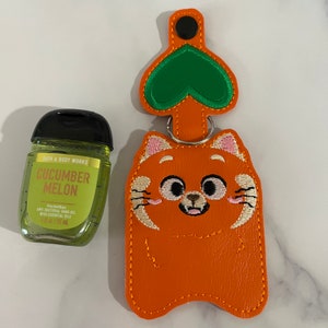 Red Panda Keychain, Hand SanitizerHolder, Hand SanitizerCase, Sanitizers Holders Custom, Hand Sanitize Holder, Gift for Dog Owner