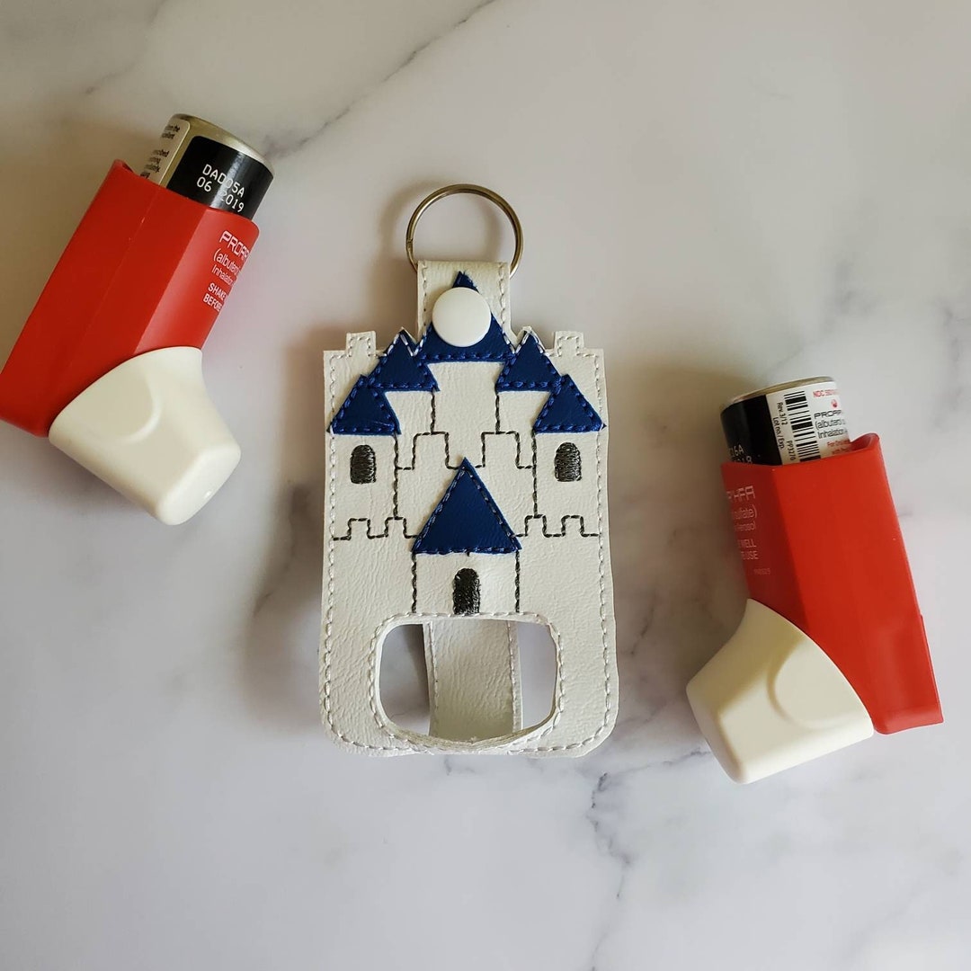 Asthma Inhaler Holder Keychain for Kids, Inhaler Keychain, Custom