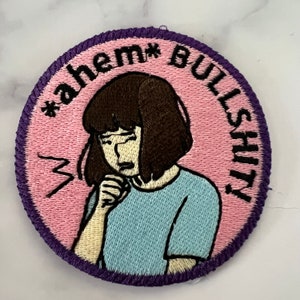 Adult Patches, Cool Iron On Patches, Iron On Patch, Embroidered Patch, Punk Patches, Snarky Patch, Funny Patch, Hat Patch