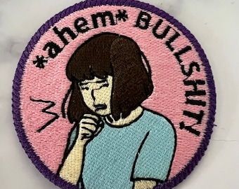 Toppa ricamata ironica: Ehm, merda