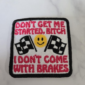 Adult Patches, Cool Iron On Patches, Iron On Patch, Embroidered Patch, Punk Patches, Snarky Patch, Funny Patch, Hat Patch