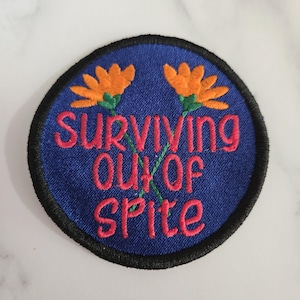 Adult Patches, Cool Iron On Patches, Iron On Patch, Embroidered Patch, Punk Patches, Snarky Patch, Funny Patch, Hat Patch